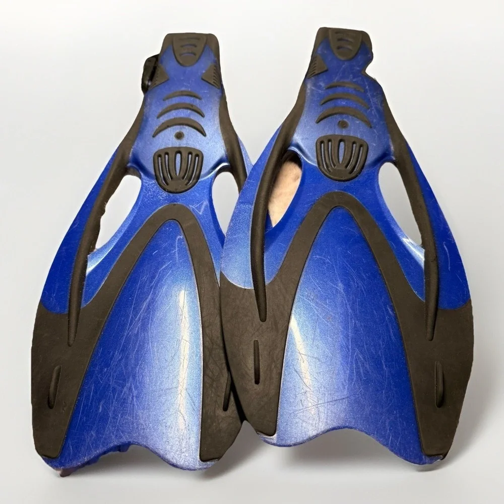 U.S. Divers ProFlex Snorkeling Fins & Coast Mesh Backpack Set | Blue & Black